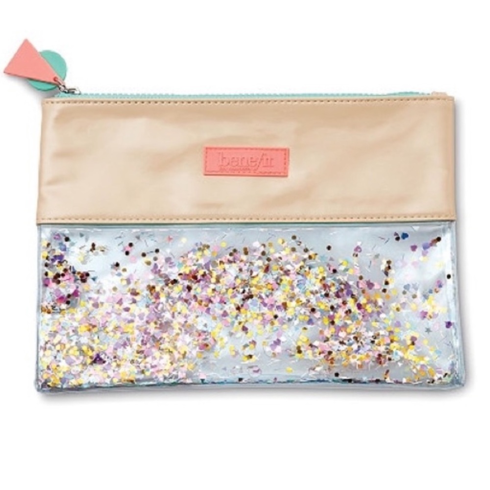 💕Cute Benefit Confetti Cosmetic Bag